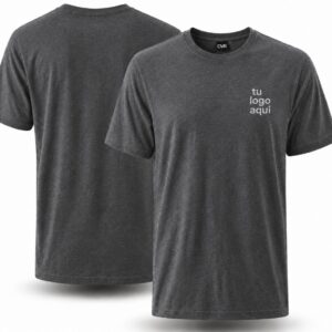 Remera jersey peinado 24/1  calidad premium - Gris Oscuro