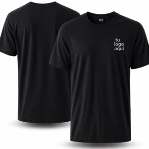 Remera jersey peinado 24/1  calidad premium - Negra