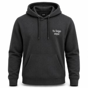 Buzo canguro frisa invisible calidad premium - Gris Oscuro