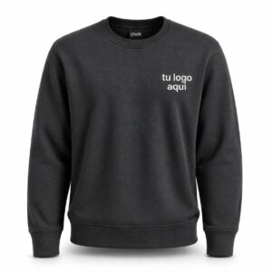 Buzo básico de frisa peinada calidad premium - Gris Oscuro